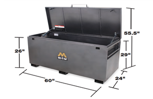 Mi-T-M 21.66 Cubic Feet Heavy-Duty Steel Jobsite Box