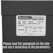Load image into Gallery viewer, MechMaxx Heavy Duty Modular Drawer Cabinet - 11 Drawer, 59" H x 28.5" W x 28.5" D Tool Storage Organizer, Steel Construction