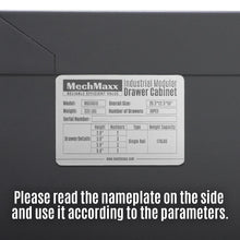 Load image into Gallery viewer, MechMaxx Heavy Duty Modular Drawer Cabinet - Drawer, 59" H x 28.5" W x 22.5" D Tool Storage Organizer, Steel Construction