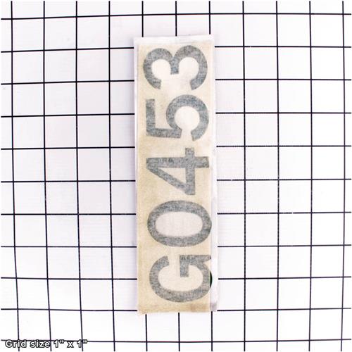 MODEL NUMBER LABEL