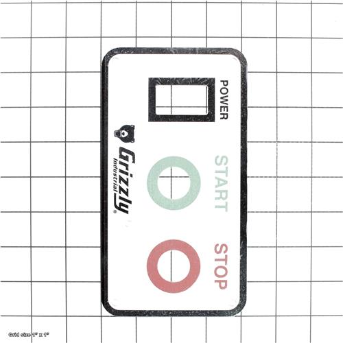 CONTROL PANEL LABEL