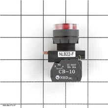 Load image into Gallery viewer, STOP BUTTON NHD AC220V 23MM RED