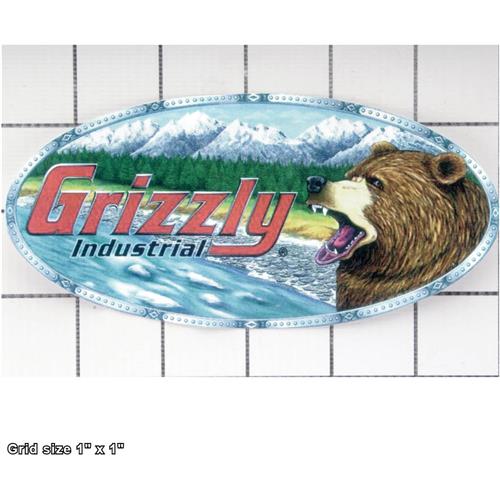 GRIZZLY LABEL IN COLOR