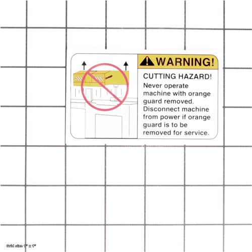 SAFETY GUARD LABEL
