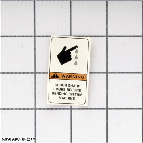 PINCH HAZARD LABEL