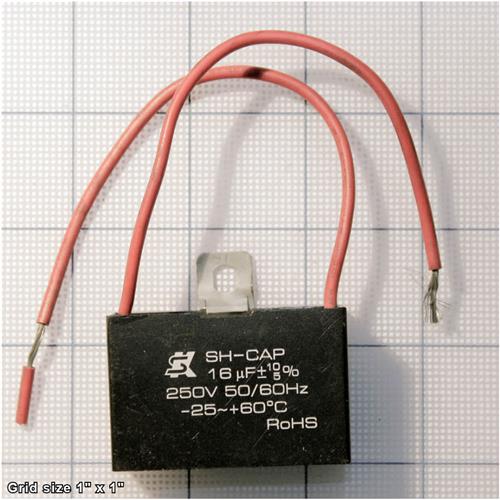 R CAPACITOR 16M 250V 2 X 1-1/4