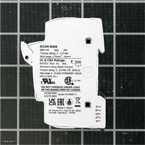 FUSE HOLDER PMX-10 X 38 RM32 32A 680V