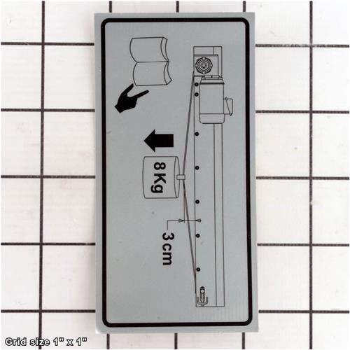 CONVEYOR BELT TENSION LABEL