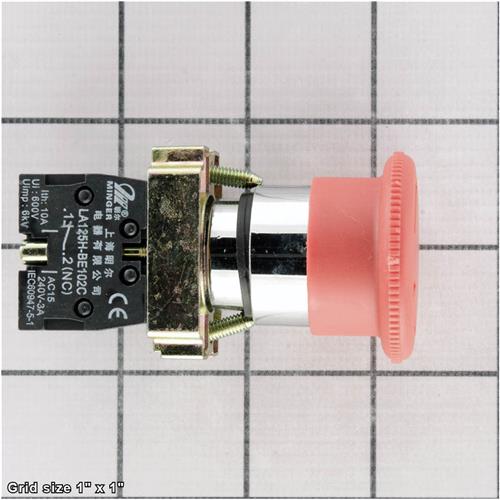 E-STOP BUTTON MINGER LA125H-BE1022