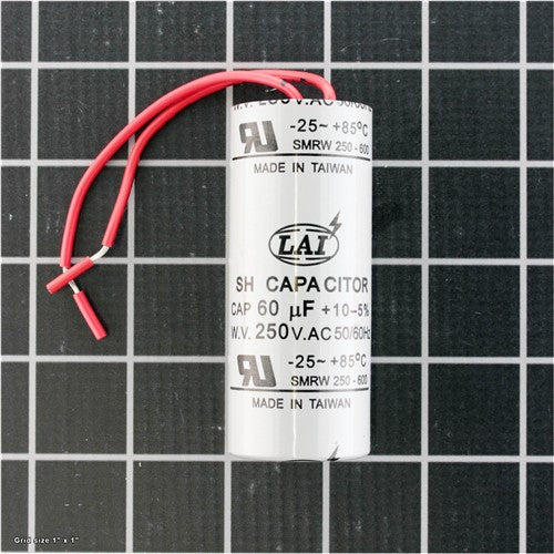R CAPACITOR 60M 250V 1-3/8 X 3-3/8