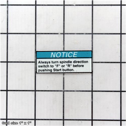NOTICE LABEL