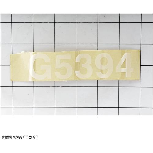 MODEL NUMBER LABEL