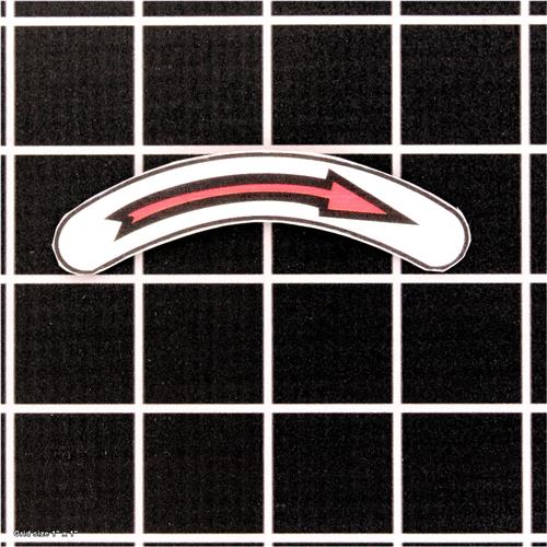 WHEEL DIRECTION LABEL