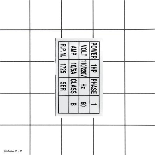 MOTOR LABEL
