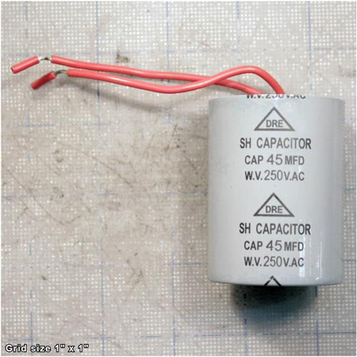 R CAPACITOR 45M 250V 2 X 2-1/2