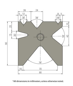 Baileigh Industrial 220V 3Phase 112 Ton, 120" 2 Axis Programmable Hydraulic Press Brake Distance Between Housings is 100"