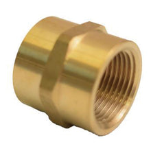 Load image into Gallery viewer, RapidAir 50872 NPT COUPLING (FEMALE X FEMALE) - 1/2" 3/8" Brass