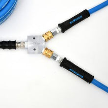 Load image into Gallery viewer, Blu Shield U-BLoX 1200 - 1/2" NPT Dual Inlet High-Pressure Connection Kit | 6,000 PSI | ToughTek Hose