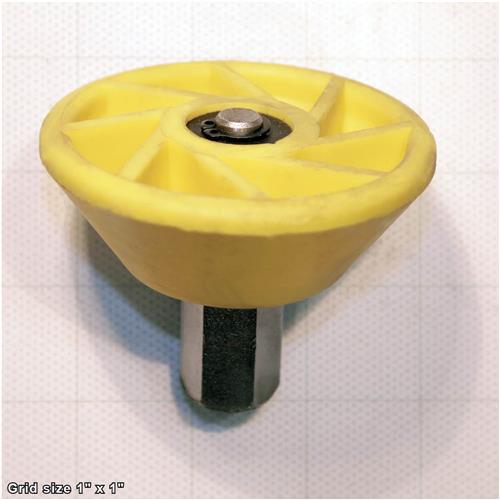 YELLOW ROLLER W/SHAFT