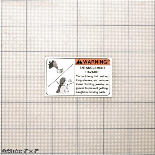 LONG HAIR SAFETY LABEL