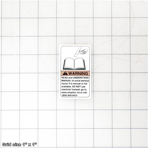 READ MANUAL LABEL