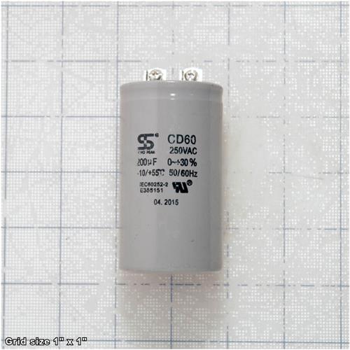 S CAPACITOR 200M 250V 3-7/8 X 1-1/2