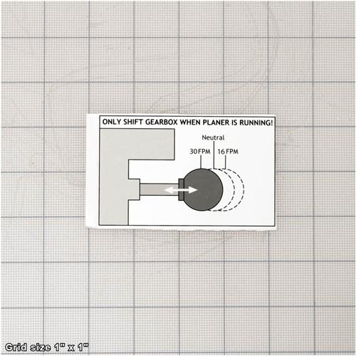 SHIFT GEARS LABEL