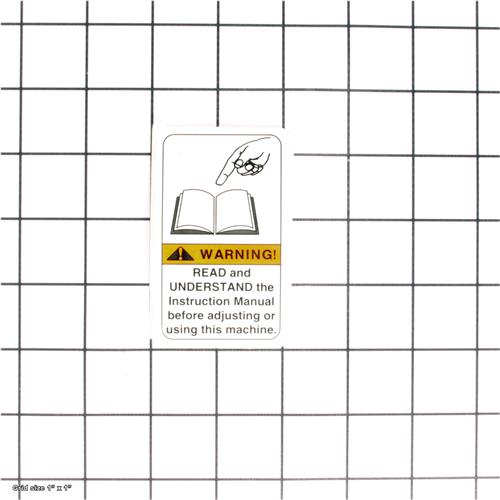 READ MANUAL LABEL