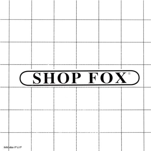 SHOP FOX LOGO LABEL