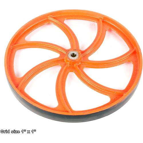 UPPER WHEEL CAST IRON V2.02.08