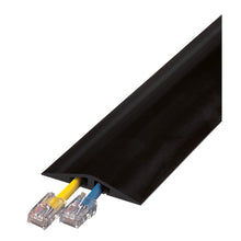 Load image into Gallery viewer, 10 ft. 2-Channel Rubber Duct Internet Cable Protector — image 2 of 2