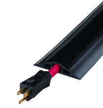 Load image into Gallery viewer, 5 ft. 3-Channel, Rubber Duct Office Cable Protector - RFD3-5
