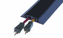 Load image into Gallery viewer, 10 ft. 2-Channel Rubber Duct Office Cable Protector - RFD6-10