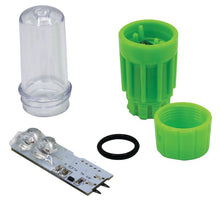 Load image into Gallery viewer, Rocket® II Super Bright LED Light for 1156 Socket Style Warning Whips, Flashing Green - WLFS.4LED.GF