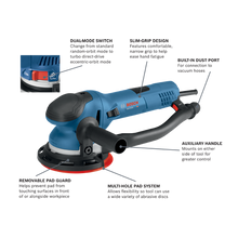 Load image into Gallery viewer, Bosch 6 In. Dual-Mode Random Orbit Sander