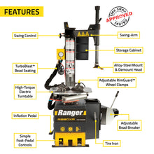 Load image into Gallery viewer, Ranger R980XR Swing-Arm Tire Changer and DST30PX Wheel Balancer Package (5140311)