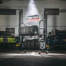 Load image into Gallery viewer, Ranger TSR-2S Heavy-Duty Mobile Tire Display Rack - 2-Tier (5216274)