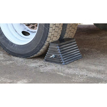 Load image into Gallery viewer, General-Purpose Rubber Wheel Chock with Cored Bottom, Trucks &amp; Trailers — image 4 of 4