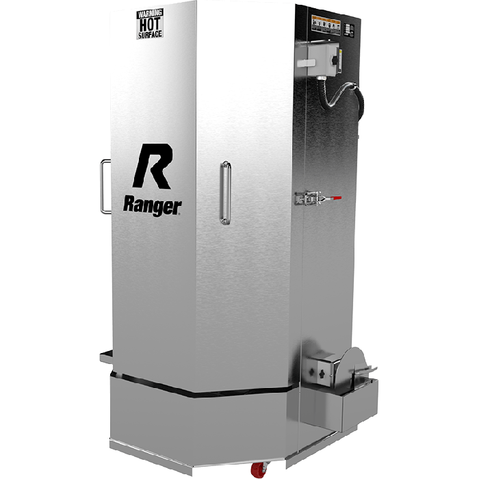 RS-750DS Stainless-Steel Spray Wash Cabinet  Heavy-Duty Truck Dual-Heaters  Low-Water Shutoff