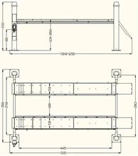 Load image into Gallery viewer, Katool KT-4H150 15000 lbs Four Post Alignment Lift