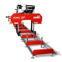 Load image into Gallery viewer, MechMaxx 26" Portable Sawmill (5x Blades Included), KOHLER CH440 429cc E-Start Gasoline Engine, 20" Board Width, 20' Track Length (13' Track Length + 6.4' Track Extension Included), SM-26