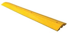 Load image into Gallery viewer, 6 ft Standard Recycled Plastic Speed Bump, with Steel Spike Hardware, Yellow - SB6S-SY