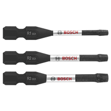 Load image into Gallery viewer, Bosch 3 pc. Driven 2 In. Impact Square Power Bit Set