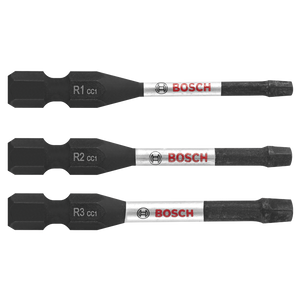 Bosch 3 pc. Driven 2 In. Impact Square Power Bit Set