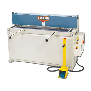 Baileigh Industrial - 220V 1Phase Hydraulic Powered Shear. 52" Length 10 Gauge Mild Steel Capacity