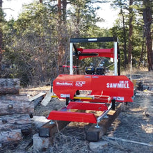 Load image into Gallery viewer, MechMaxx 32" Portable Sawmill (5 x Blades Included), KOHLER CH440 429cc E-Start Gasoline Engine, 26.5" Board Width, 20' Track Length (13' Track Length + 6.4' Track Extension Included), SM-32