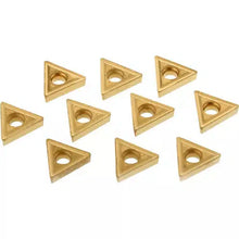 Load image into Gallery viewer, Grizzly T21588 - 60 TiN Coated Carbide Inserts w/ Chip Breaker - TCMT-21.51, 10 Pack