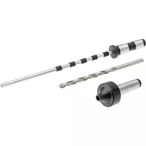 Grizzly T28074 - MT2 Pen Mandrel Kit with 5 pc Bush, 7mm Brad Point Drill Bit and Saver