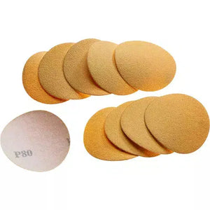 Grizzly T30394 - 3" A/O Sanding Discs, 80 Grit H&L, 10 pk.