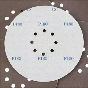 Grizzly T30678 - 8-7/8" A/O Drywall Sanding Disc, 180 Grit H&L 8 Hole, 5 pk.